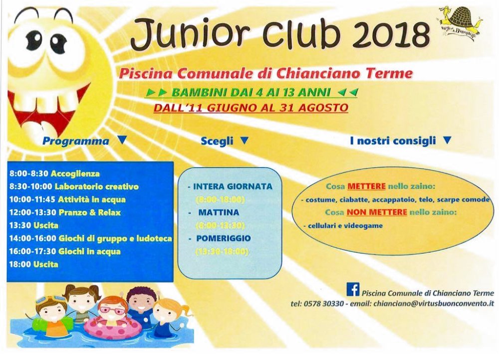 
JUNIOR CLUB 2018